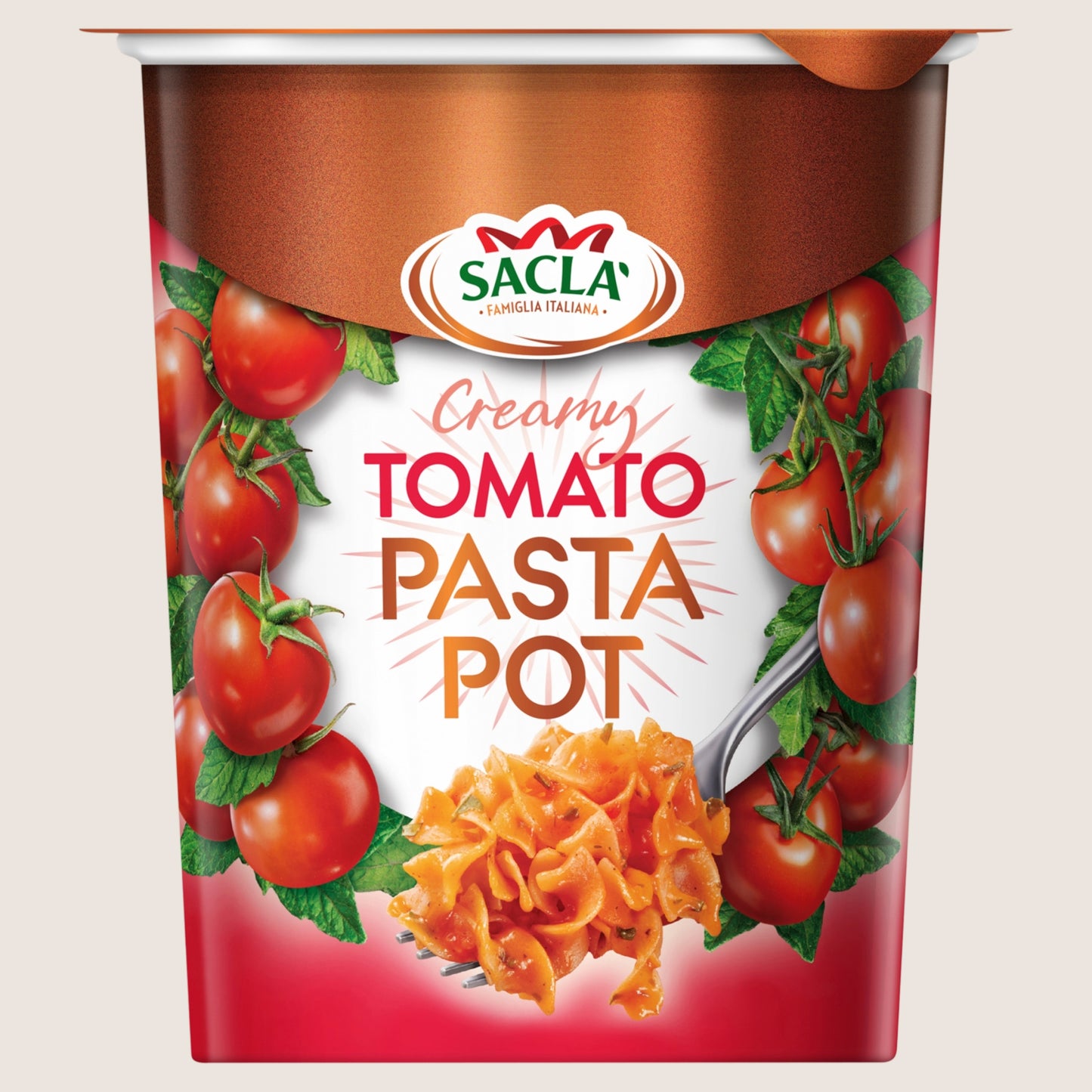 Sacla Creamy Tomato Pasta Pot Ready in Minutes 80g