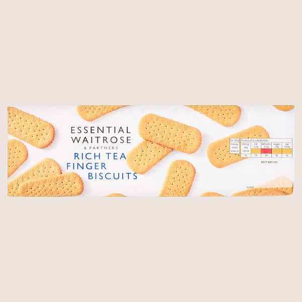 Waitrose Rich Tea Finger Biscuits Wholesome Delight 250G