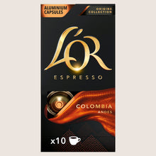 L'OR Espresso Origins Colombia Coffee Pods x10 No Artificial Additives