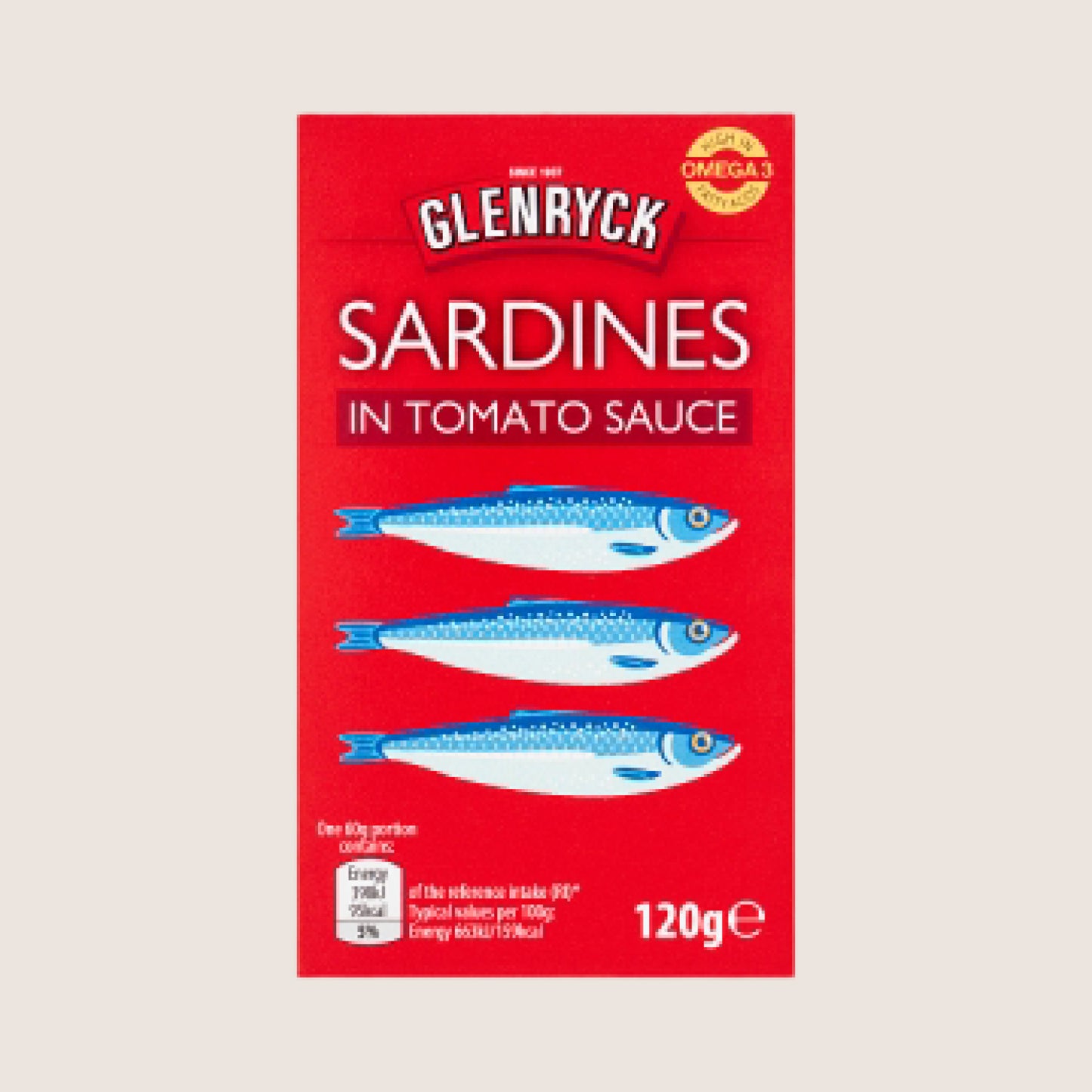 Glenryck Sardines in Tomato Sauce 120g