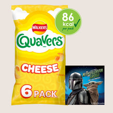 Walkers Quavers Cheese Snacks Crisps No Artificial Additives 6x16g