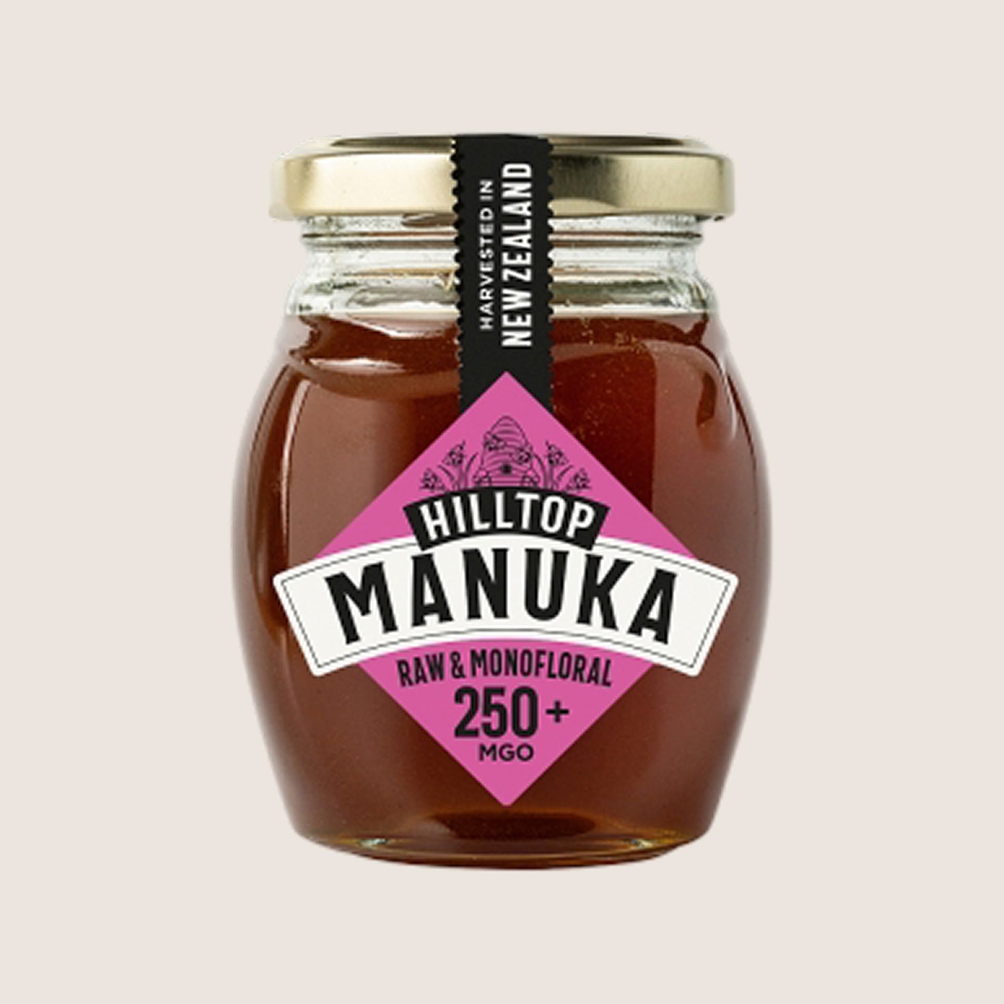 Hilltop Manuka Raw & Monofloral 250+ MGO No Artificial Additives 225g