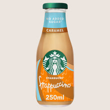 Starbucks Frappuccino Caramel Flavoured Milk Iced Coffee No Added Sugar* No Added Sugar 250ml