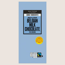 Waitrose Cooks' Ingredients Belgian Milk Chocolate Pure Indulgence 180G