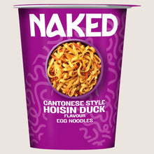 Naked Cantonese Style Hoisin Duck Flavour Egg Noodles Vegetarian Friendly 78g