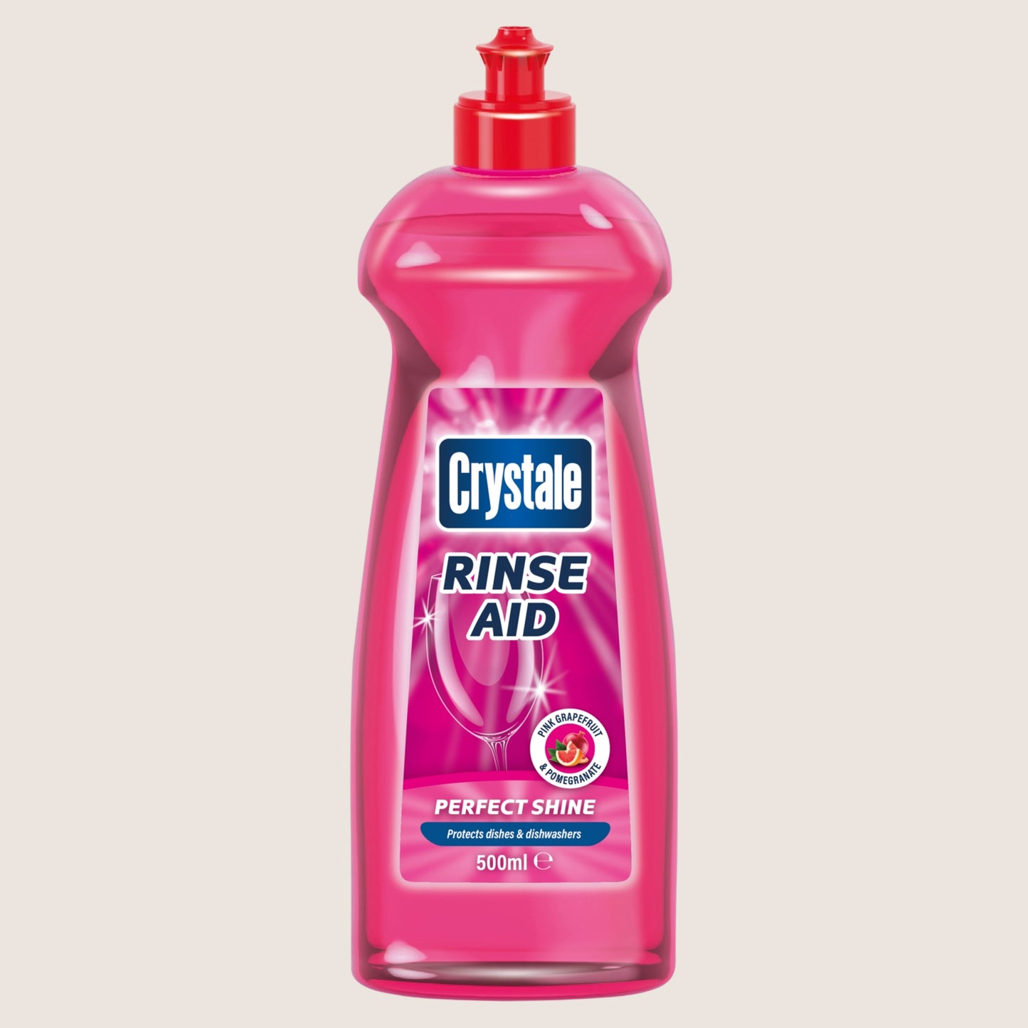 Crystale Pink Grapefruit & Pomegranate Rinse Aid 500ml
