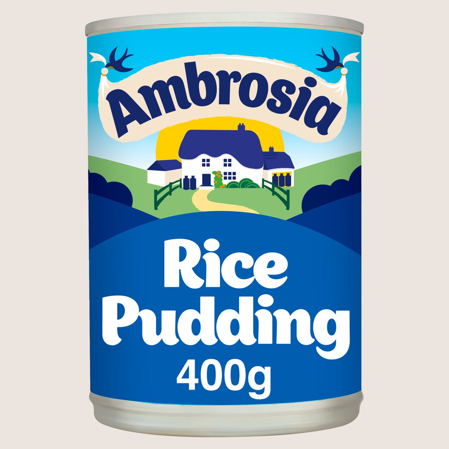 Ambrosia Rice Pudding Dessert Can No Artificial Additives 400g