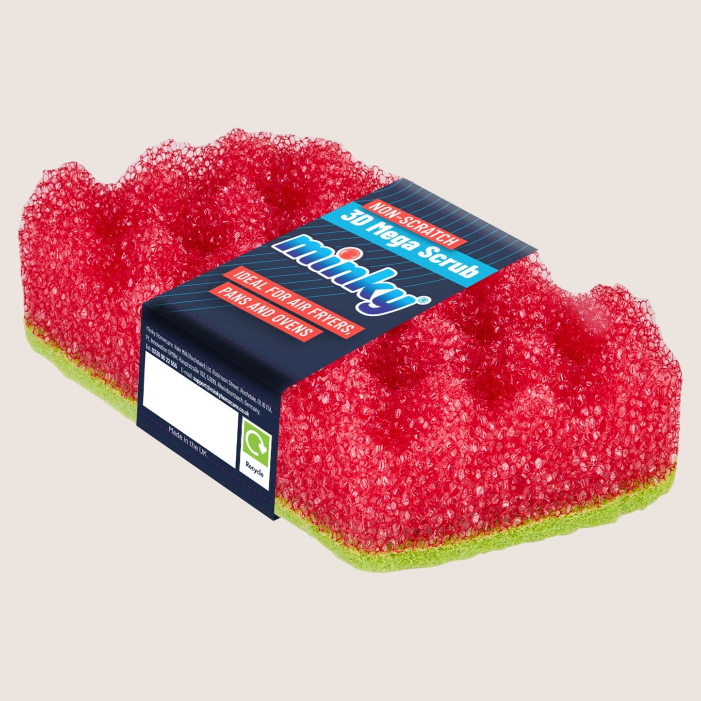 Minky Non-Scratch 3D Mega Scrub