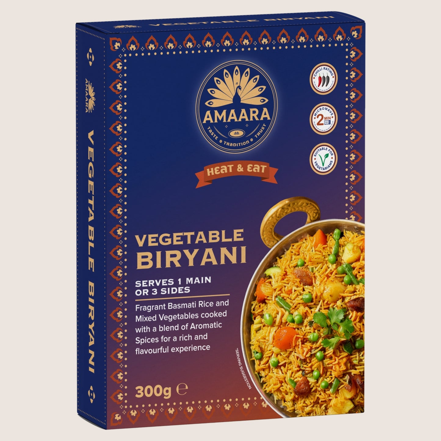 Amaara Vegetable Biryani No Artificial Additives 300g