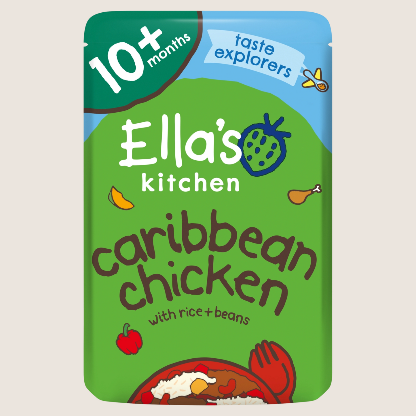 Ella's Kitchen Organic Carribbean Chicken 10+ Months 190g