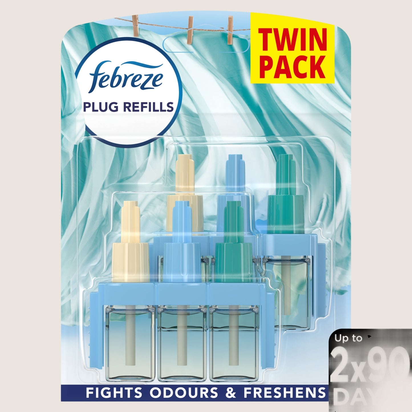 Febreze 3Vol Air Freshener Plug In Refill Fresh Linen 2x20ML 20ML