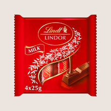 Lindt Lindor Milk Treat Bar 4x25g
