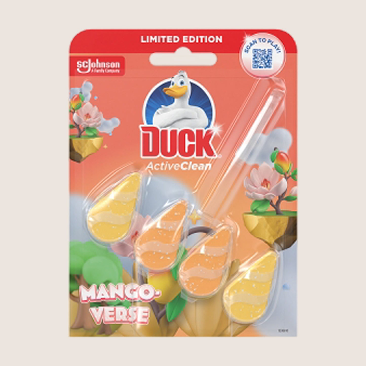 Duck Active Clean Rim Block Mango Verse 38.6g