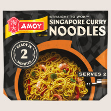 Amoy Straight to Wok Singapore Curry Noodles No Artificial Additives 2 x 150g