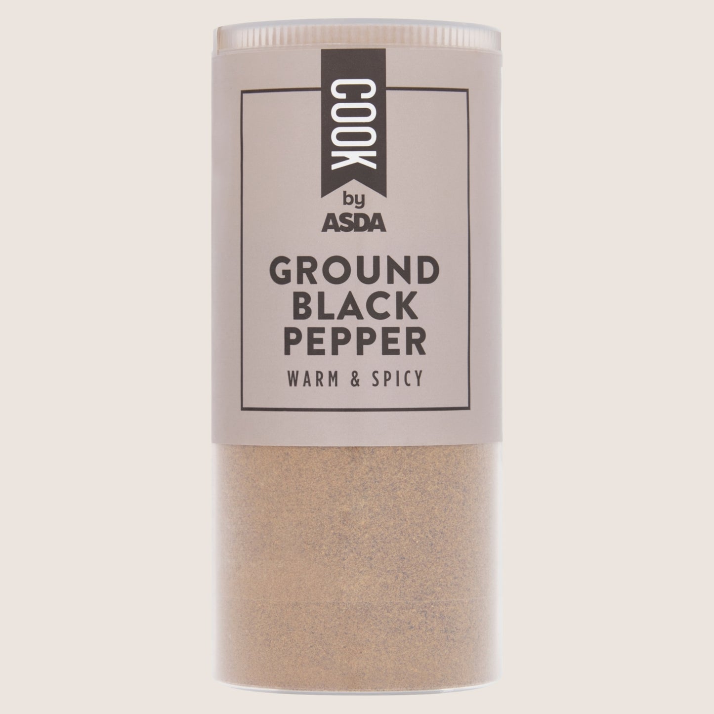 Cook by ASDA Cook Ground Black Pepper No Artificial Additives 104g