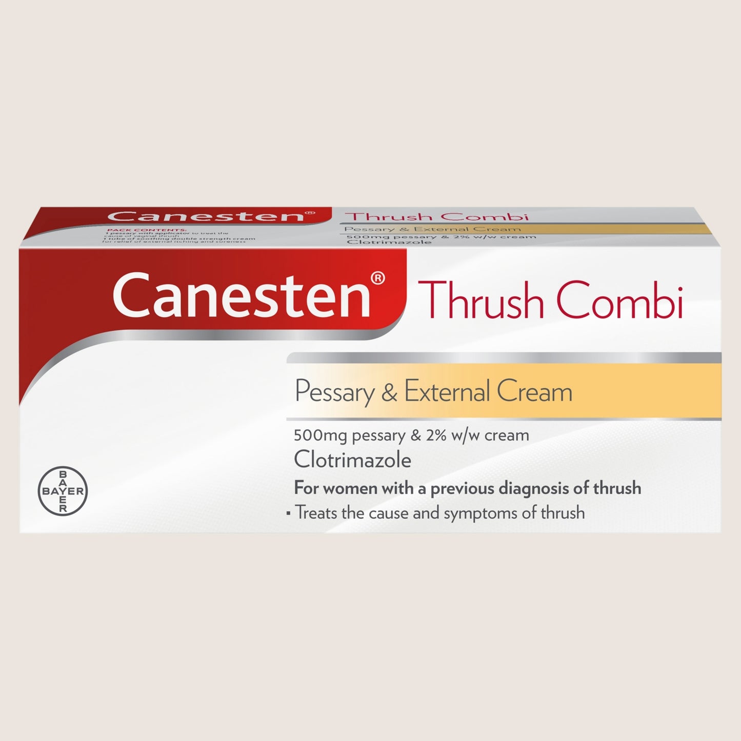 Canesten Thrush Combi Pessary & External Cream