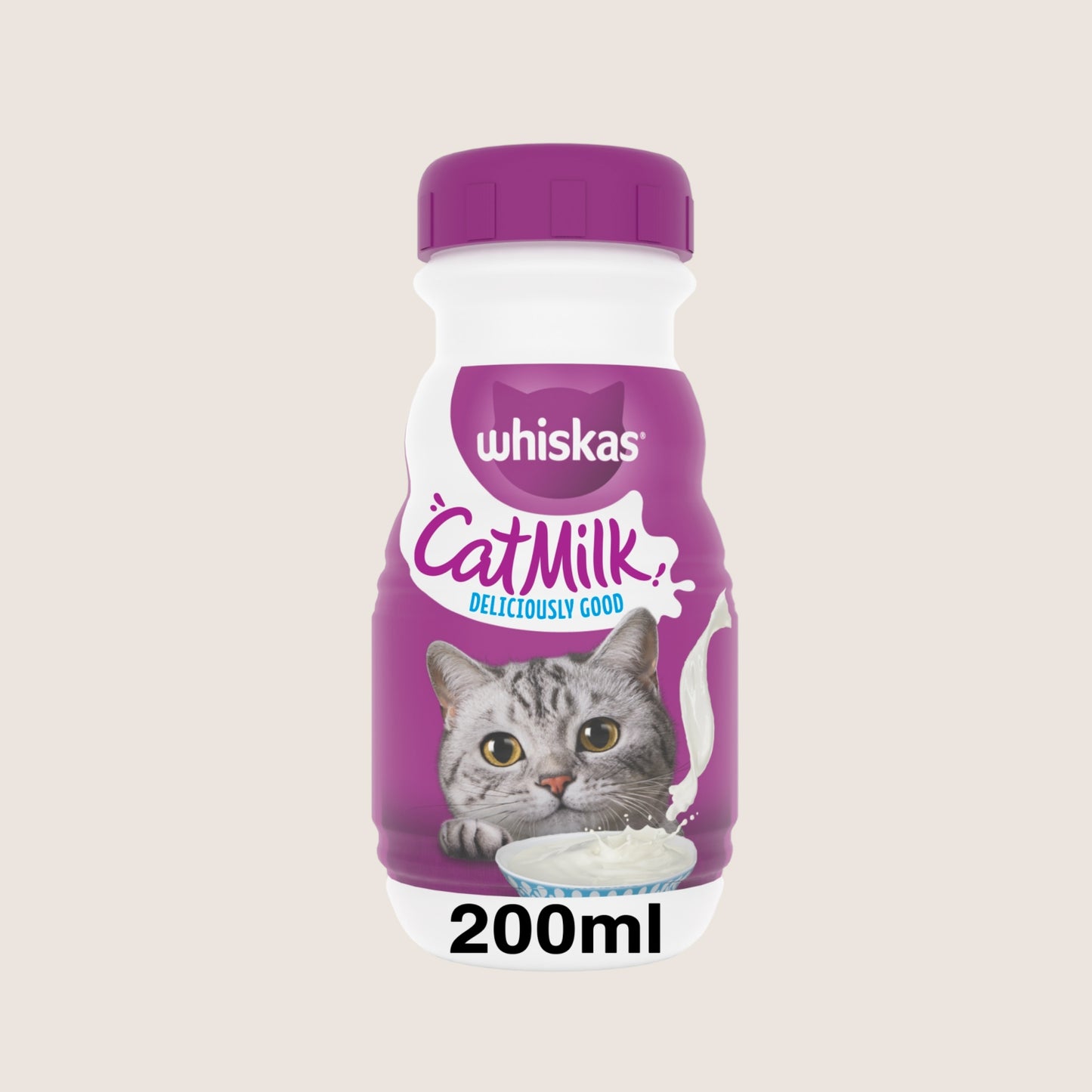 Whiskas Kitten Cat Milk Bottle No Artificial Additives 200ml