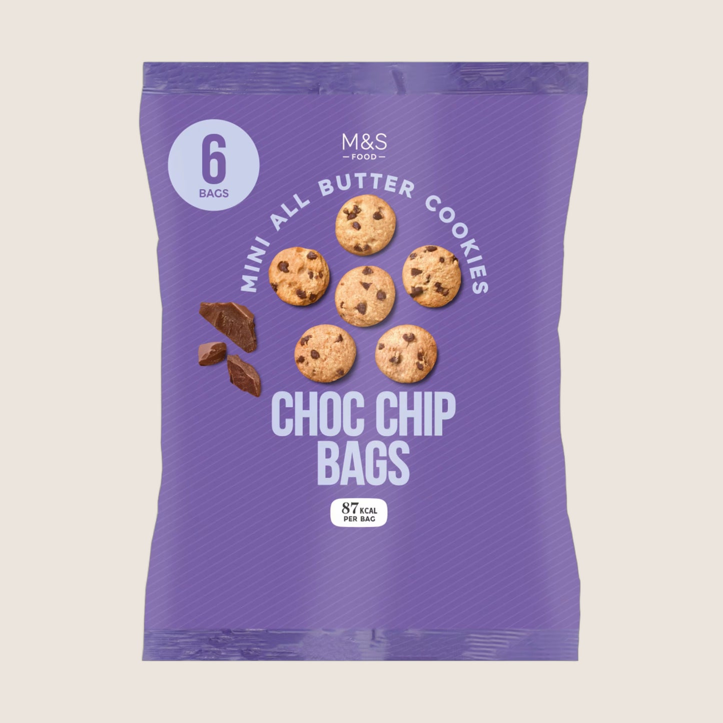 M&S Choc Chip Bags 18 g