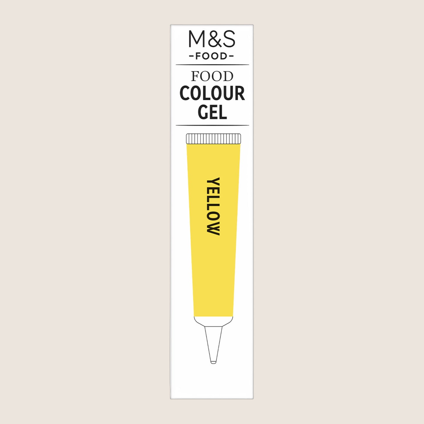 M&S Yellow Food Colour Gel 19 g
