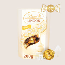 Lindt Lindor White Chocolate Truffles Box 200g
