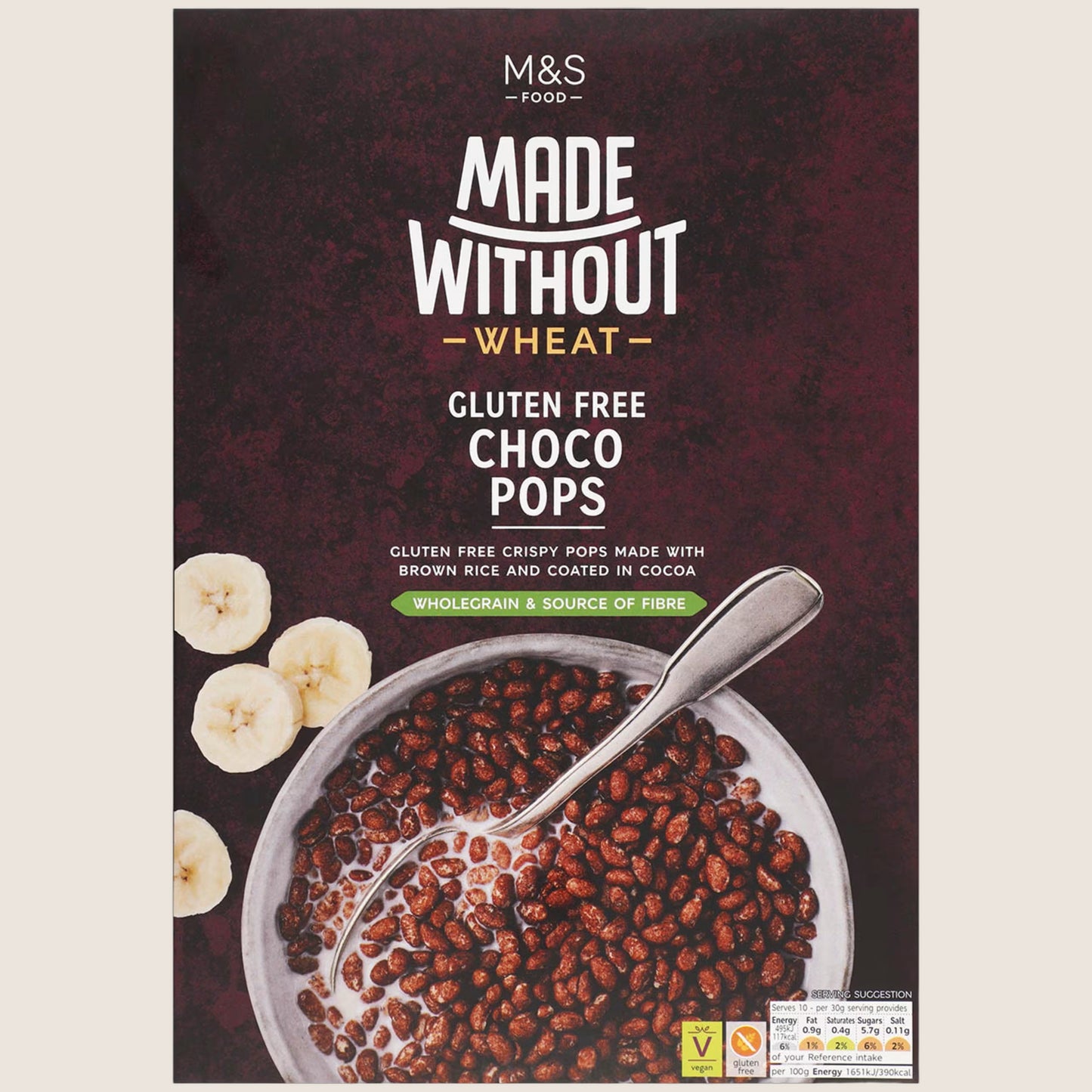 M&S Made Without Wheat Choco Pops 300 g