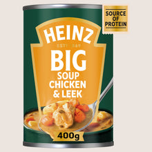 Heinz Chicken & Leek Chunky Big Soup Low Fat 400g