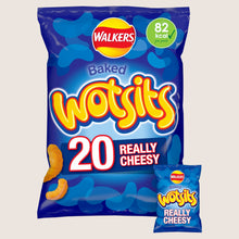 Walkers Wotsits Cheese Snacks Crisps No Artificial Additives 20x16.5g