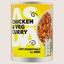JUST ESSENTIALS by ASDA Chicken & Veg Curry No Artificial Additives 392g
