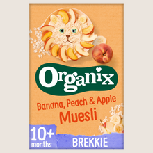 Organix Banana Peach & Apple Muesli No Artificial Additives 200g