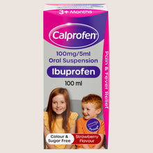 Calprofen Oral Suspension Ibuprofen 3+ Months Strawberry Flavour