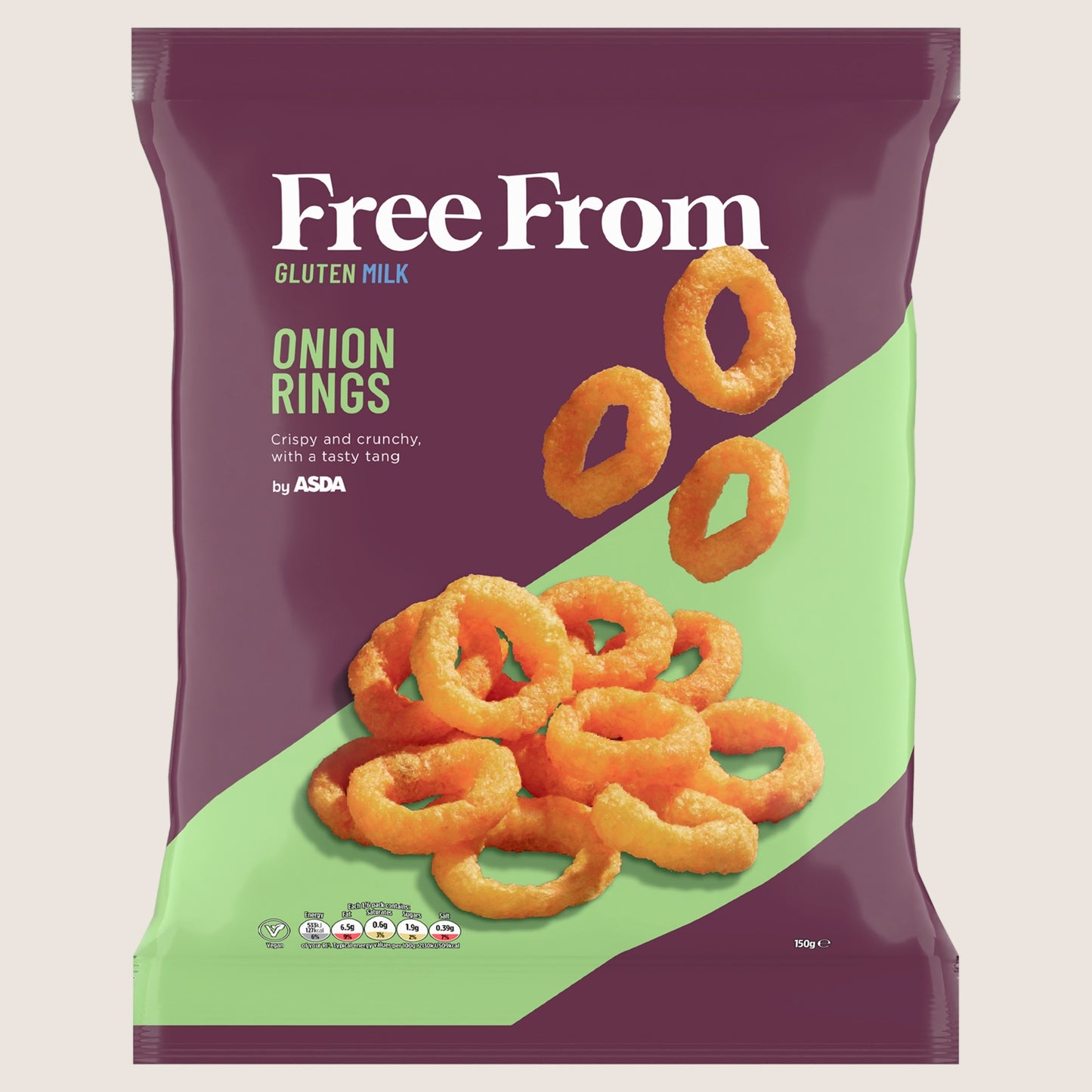 ASDA Free From Free From by Onion Rings Gluten Free 150g