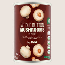 ASDA Whole Button Mushrooms in Water In Spring Water 285g