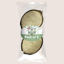 Wild Bird Hanging Coconut Fat Feast Twin Pack Nutritionally Complete