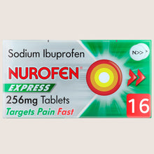 Nurofen Express Sodium Ibuprofen 256mg Tablets Pack of 16 Gentle Formula