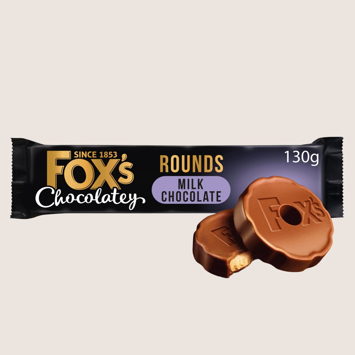 Fox's Chocolatey Biscuits Milk Chocolate Rounds Milk Chocolate 130g