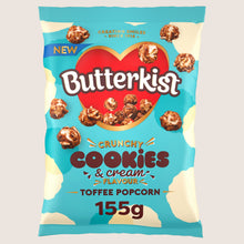 Butterkist Cookies & Cream Toffee Popcorn No Artificial Additives 155g