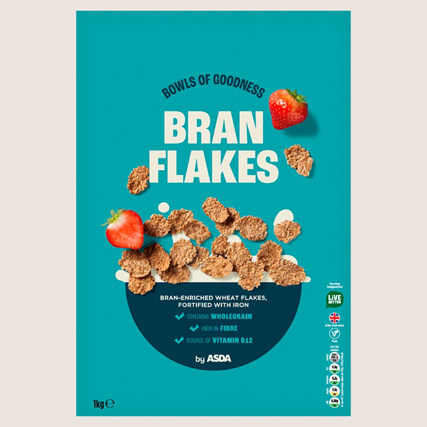 ASDA Bran Flakes Vitamin Fortified 1kg
