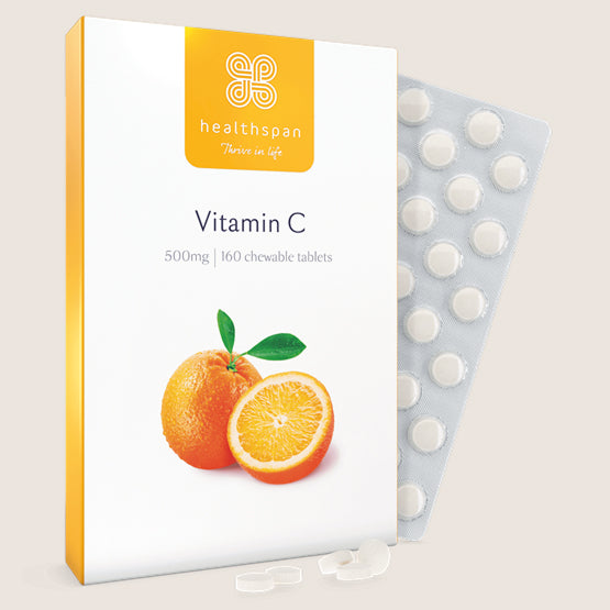 Healthspan Vitamin C 500mg Vegan Friendly