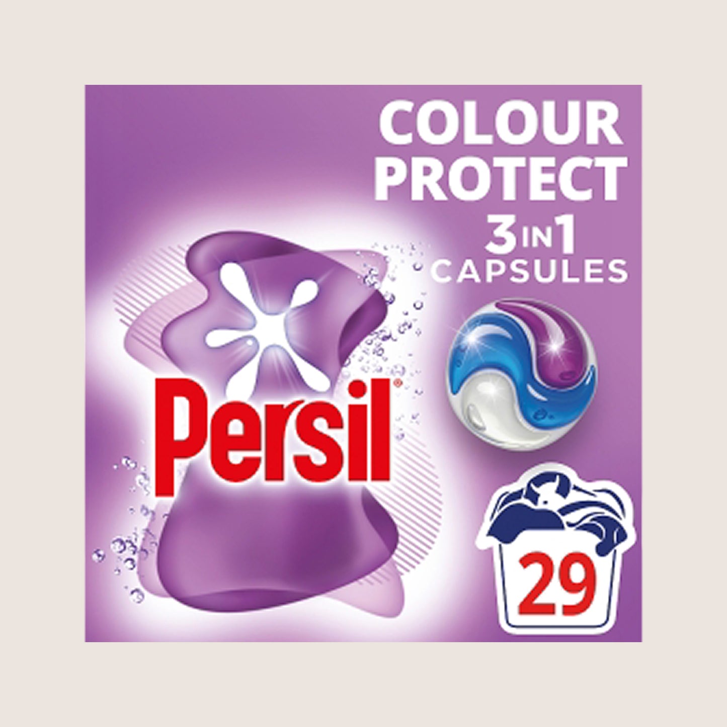 Persil 3 in 1 Washing Capsules Colour Protect 29 Washes