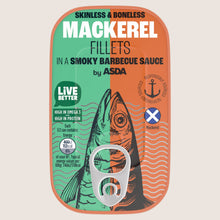 ASDA Mackerel Fillets in a Smoky Barbecue Sauce High in Protein 125g