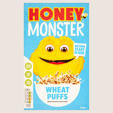 Honey Monster Wheat Puffs Vitamin Fortified 520g