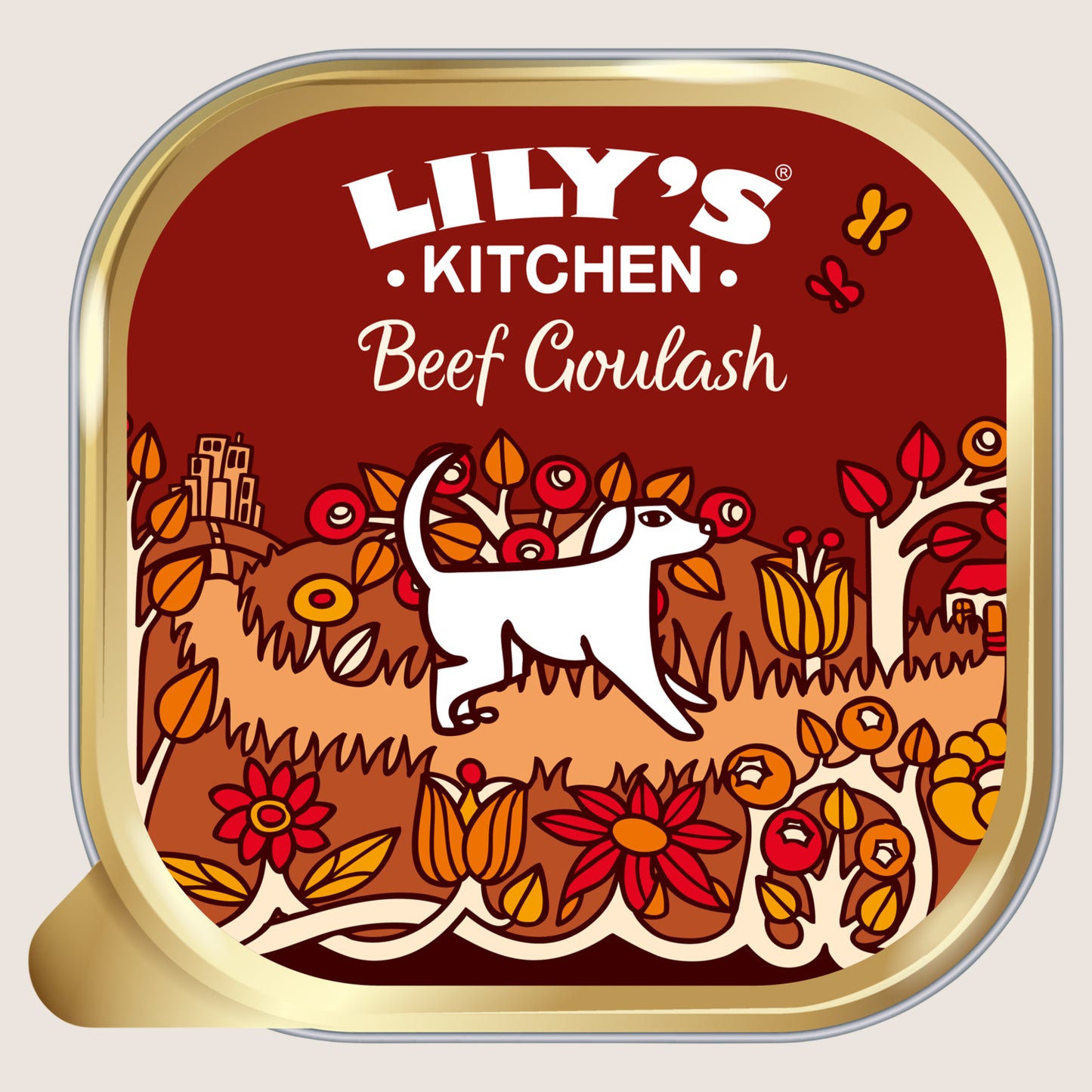 Lily's Kitchen Beef Goulash with Pumpkin & Cinnamon Adult Wet Dog Food Complete Nutrition 150g