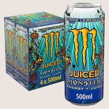Monster Energy Drink Aussie Style Lemonade Refreshing 4 x 500ml