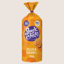 Snack a Jacks Jumbo Caramel Sharing Rice Cake Crisps Free From Artificial Additives 159g