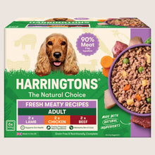 Harringtons Adult Complete Wet Dog Food – Fresh Meaty Recipes with Potato & Veg Grain Free 6x400g
