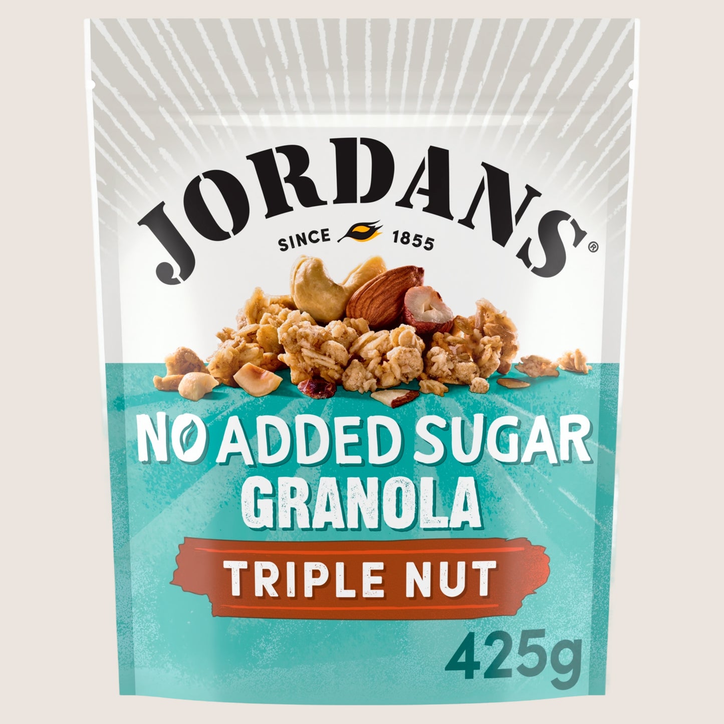 Jordans No Added Sugar Triple Nut Granola Breakfast Cereal Wholegrain 425g
