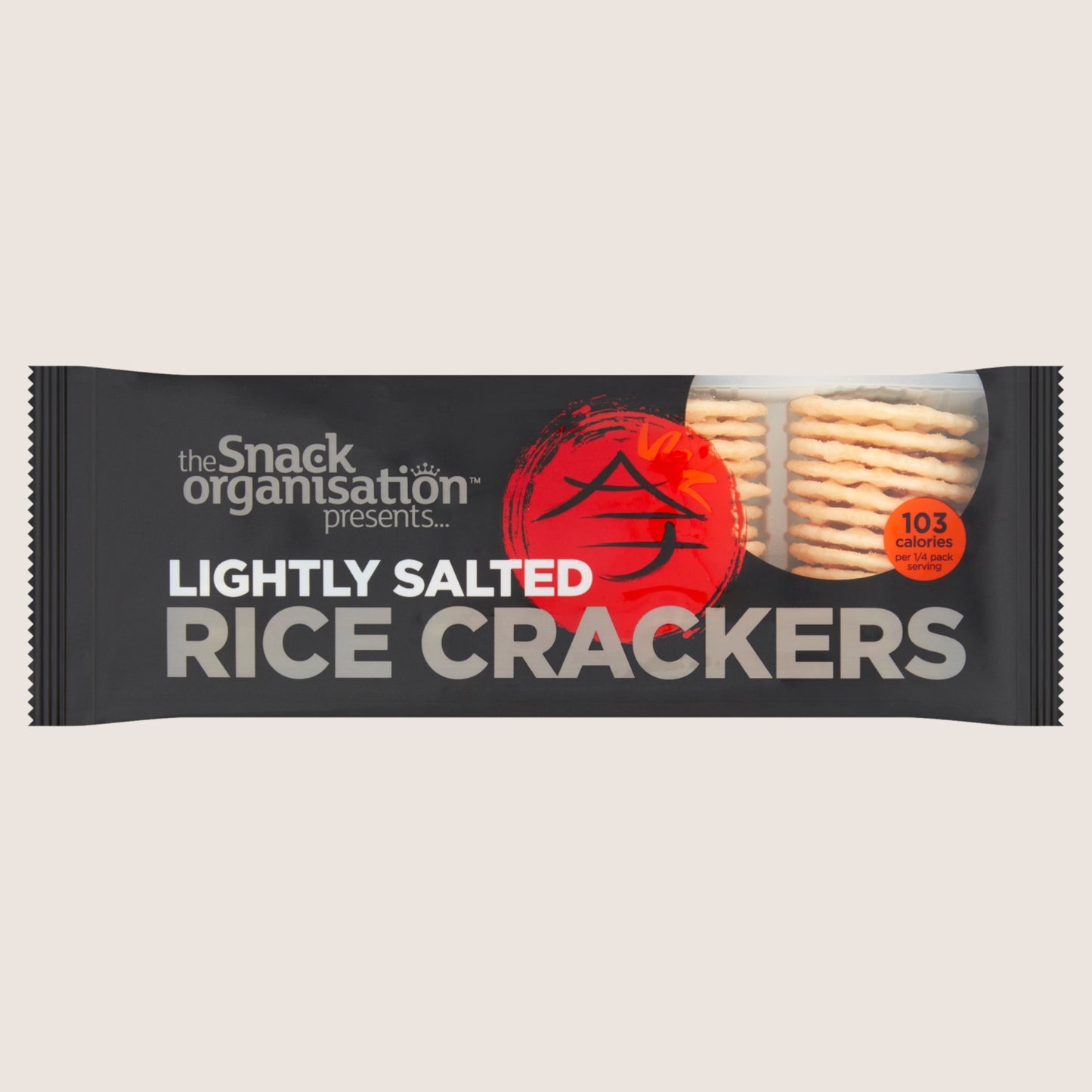The Snack Organisation Lightly Salted Rice Crackers Free From Artificial Additives 100g