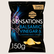 Walkers Sensation s Balsamic Vinegar & Caramelised Onion Sharing Crisps No Artificial Additives 150g