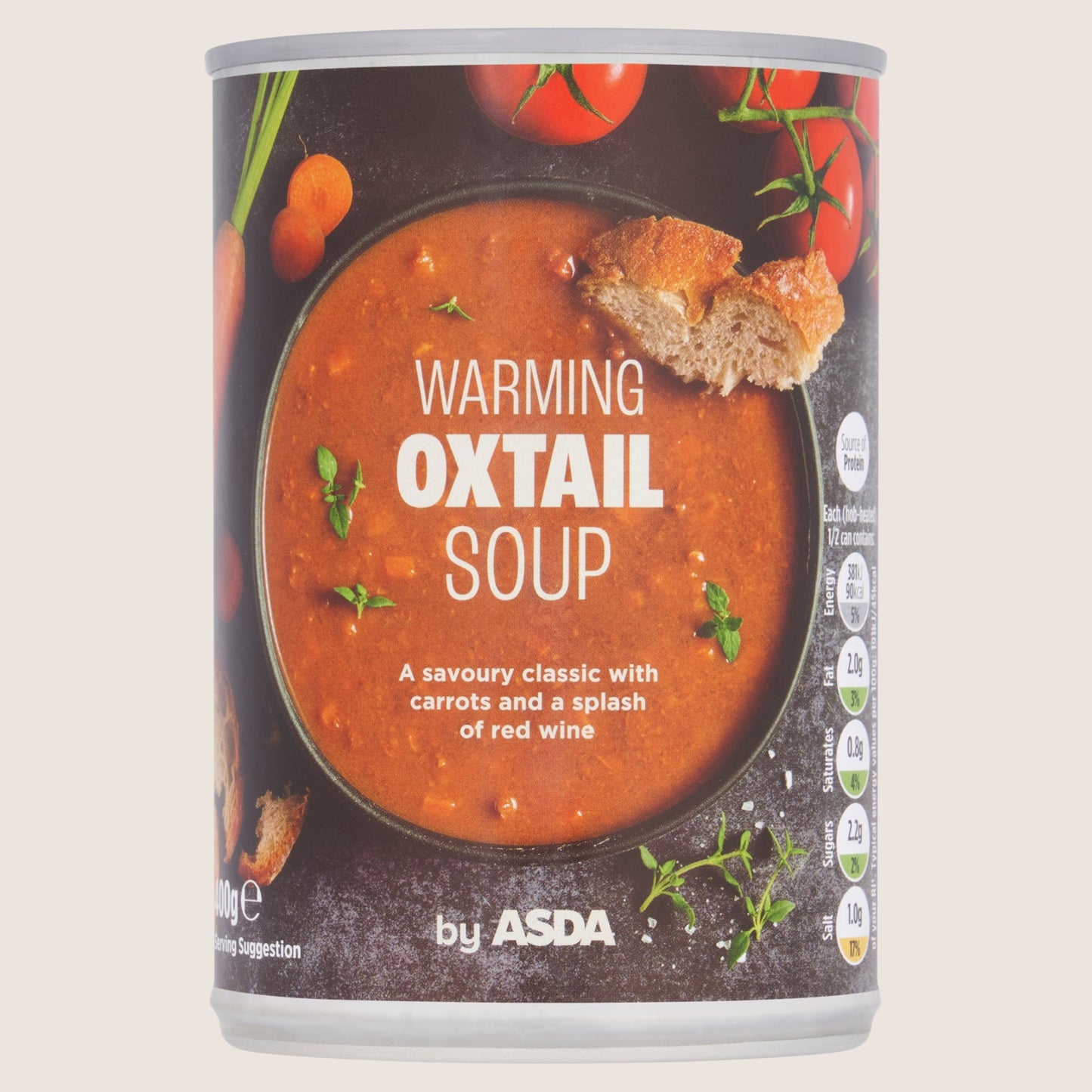 ASDA Warming Oxtail Soup No Artificial Additives 400g