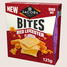 Jacob's Bites Red Leicester Crackers Free From Artificial Additives 125g